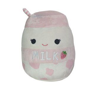 Squishmallows Amelie Strawbery Milk Play Food Plush Toy